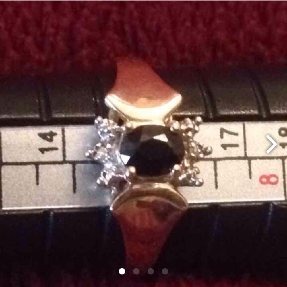10k gold diamond ring.